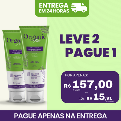 Organic Liss - Progressiva Sem Formol - COMPRE 1 E LEVE 2